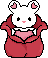 white bunny